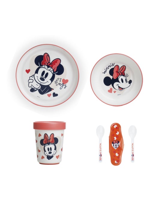 Cofre de comidas 2ª edad Minnie Disney Thermobaby plato cuenco taza cuchara - Kiabi Cofre de comidas 2ª edad Minnie Disney Thermobaby plato cuenco taza cuchara - Kiabi
