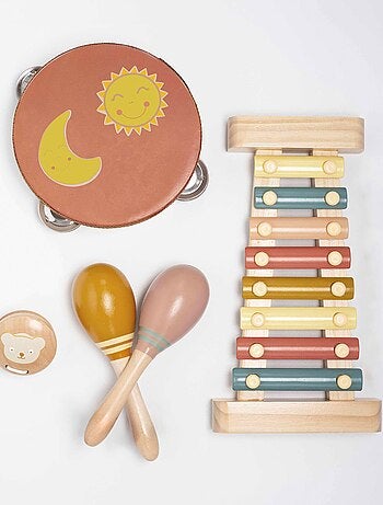 Cofre musical de madera para bebé