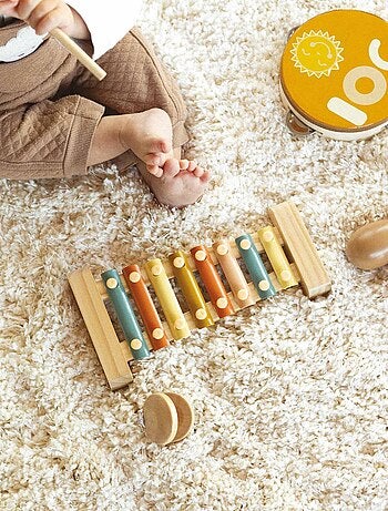 Cofre musical de madera para bebé