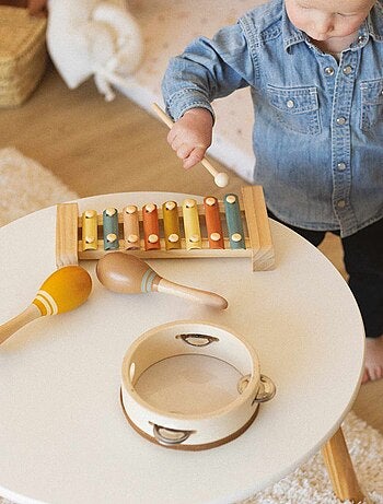 Cofre musical de madera para bebé