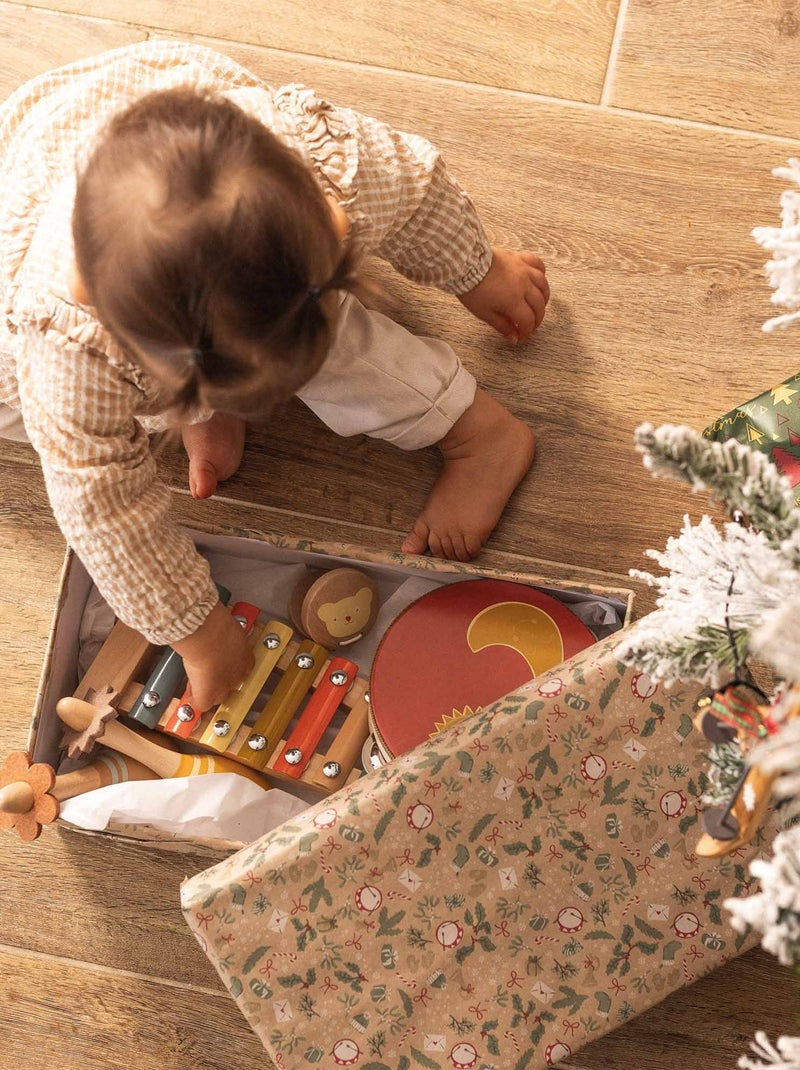 Cofre musical de madera para bebé Multicolor - Kiabi