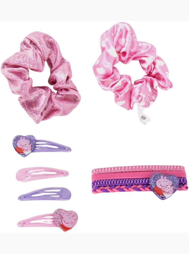 Cofre pelo niño Peppa Pig niña con neceser: pinzas, coleteros, elásticos Multicolor - Kiabi