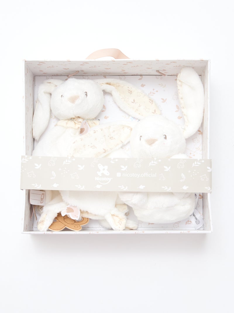 Cofre peluche conejo Blanco - Kiabi