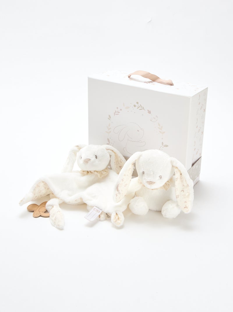 Cofre peluche conejo Blanco - Kiabi