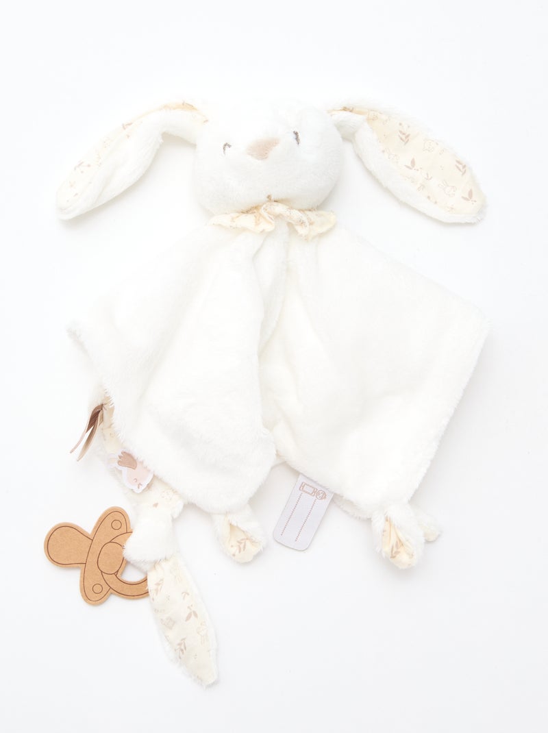 Cofre peluche conejo Blanco - Kiabi