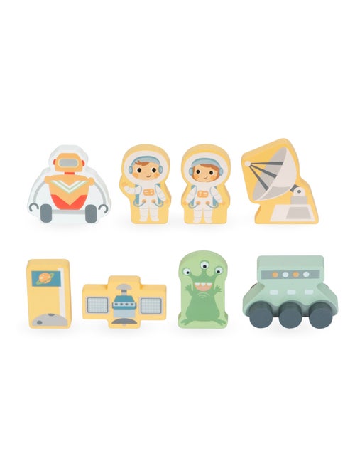 Cohete espacial de madera con ascensor y accesorios Mamabrum - Kiabi