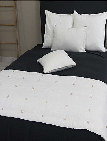 Cojín abejorro de lino y algodón