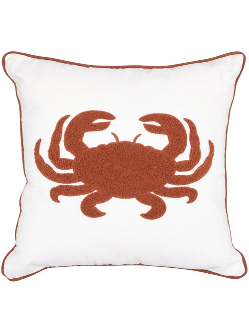 Cojín bordado oceanía 45x45cm blanco - Kiabi Cojín bordado oceanía 45x45cm blanco - Kiabi