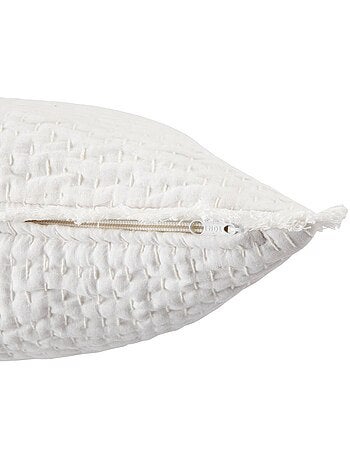 Cojín bordado wild blanco 45x45cm
