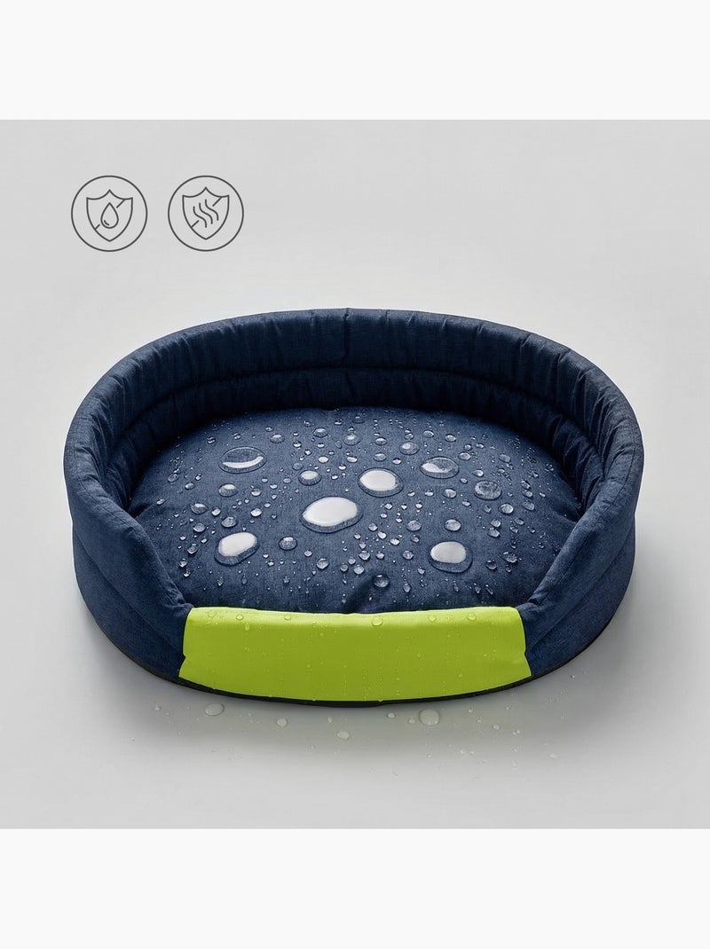 Cojín cesta para perro PELUVIO Arita - Antideslizante Azul - Kiabi