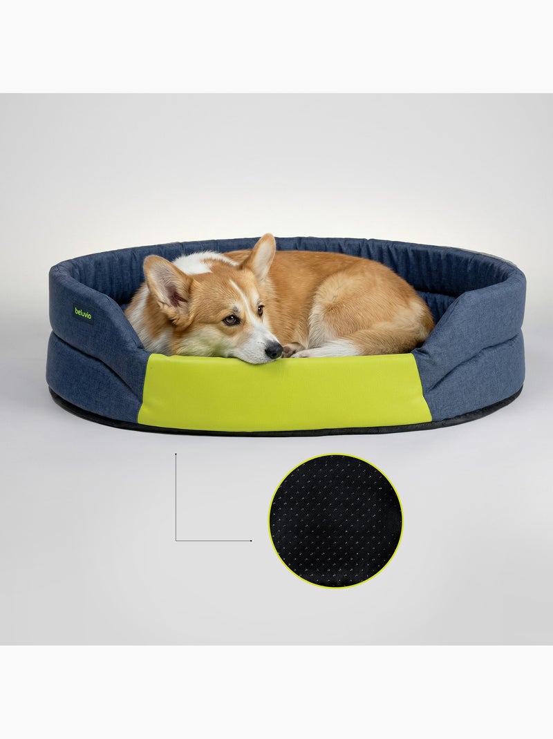 Cojín cesta para perro PELUVIO Arita - Antideslizante Azul - Kiabi