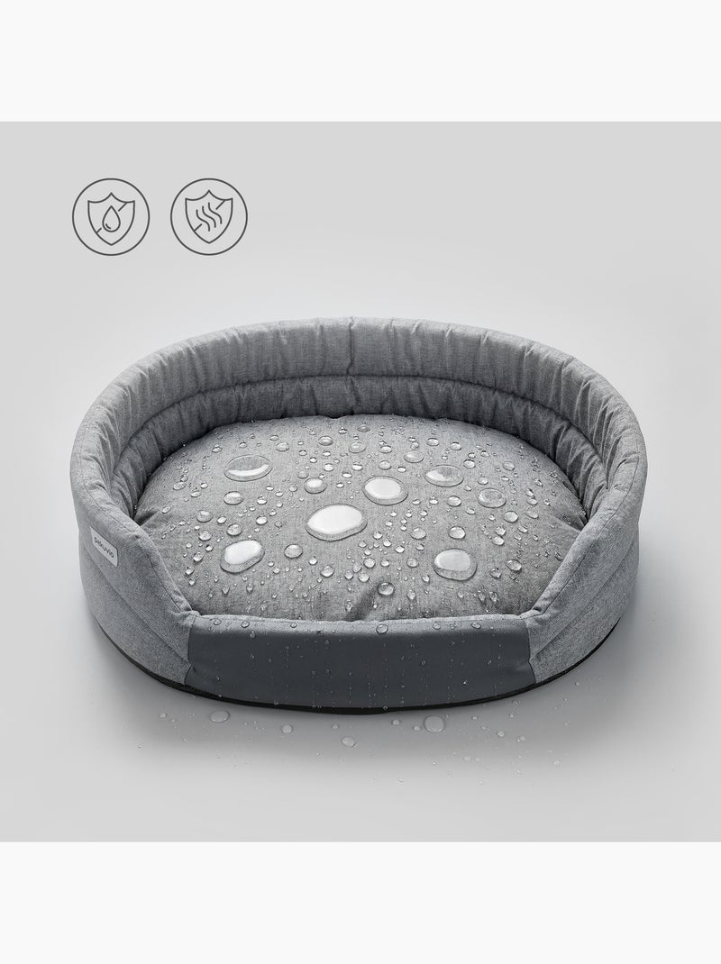 Cojín cesta para perro PELUVIO Arita - Antideslizante Gris - Kiabi