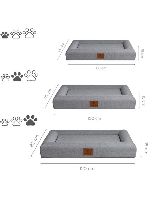 Cojín cesta para perro PELUVIO Kibi - Antideslizante - Espuma viscoelástica - Kiabi Cojín cesta para perro PELUVIO Kibi - Antideslizante - Espuma viscoelástica - Kiabi