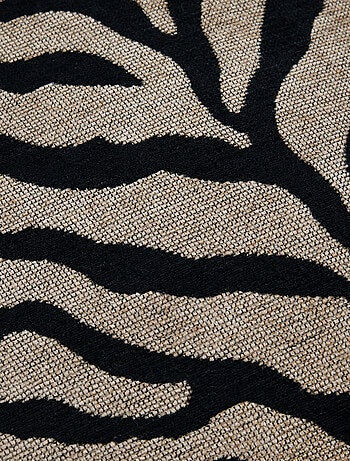 Cojín con estampado de cebra