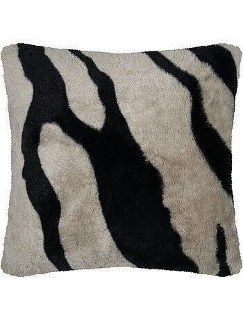 Cojín con estampado de cebra