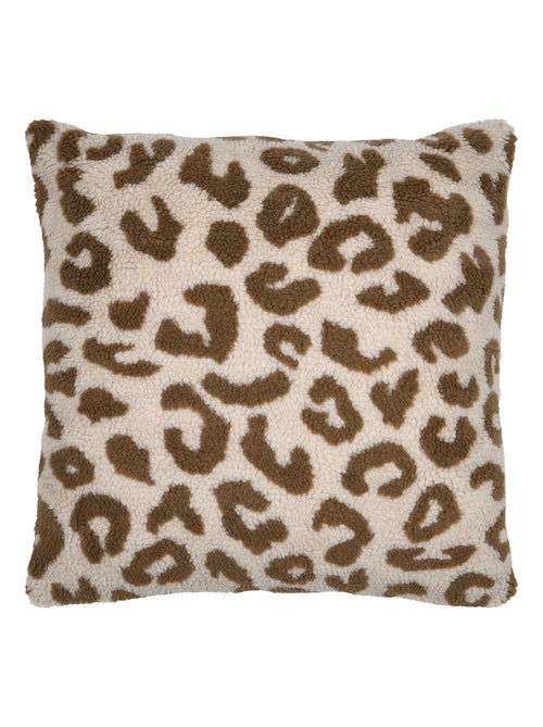 Cojín con estampado de leopardo - Kiabi