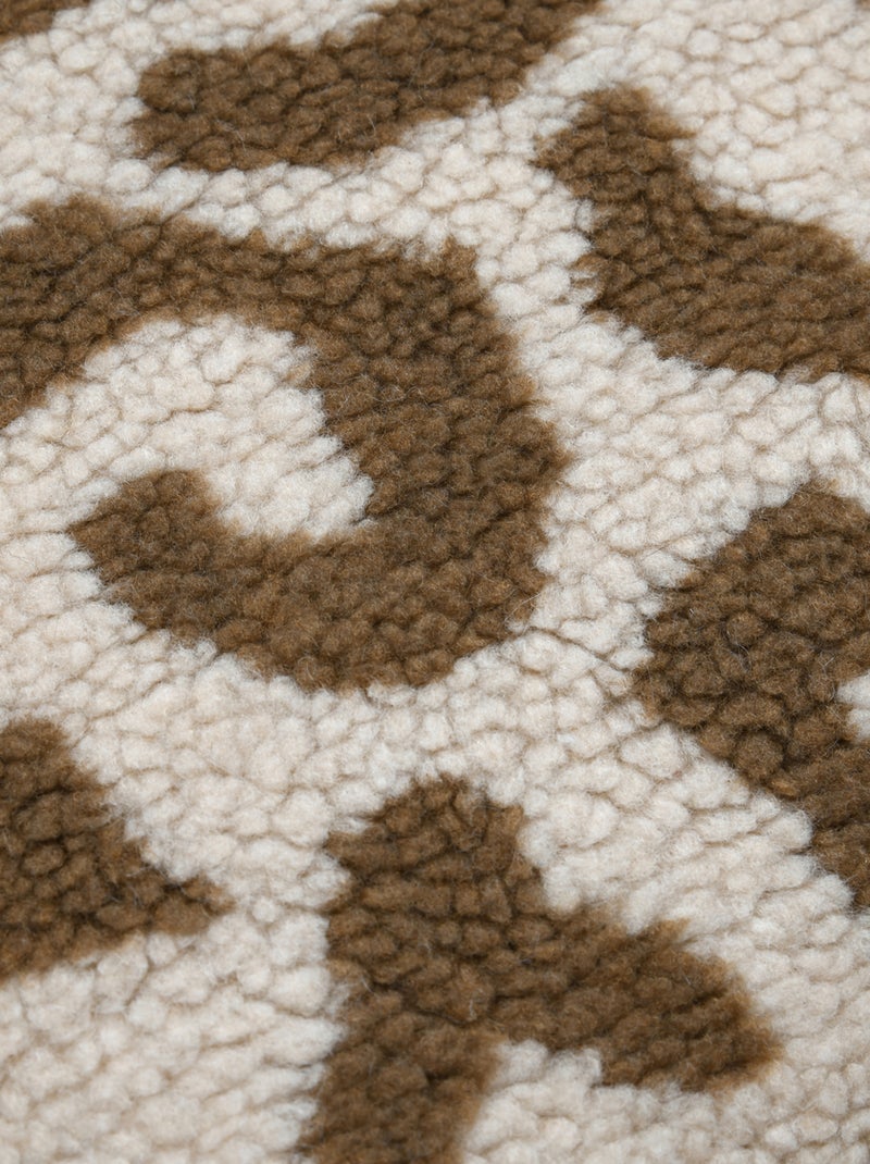 Cojín con estampado de leopardo Beige - Kiabi