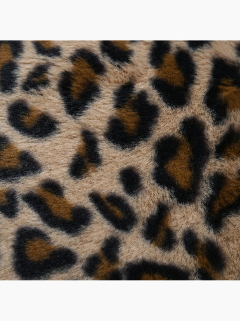 Cojín con estampado de leopardo Marrón claro - Kiabi