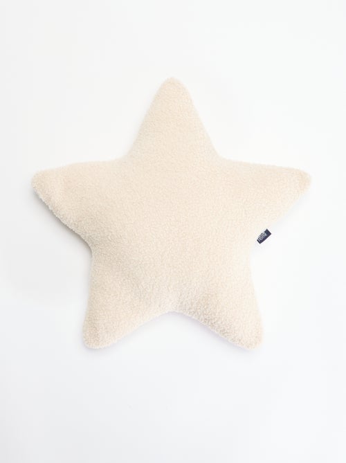 Cojín con forma de estrella de punto de rizo - Kiabi