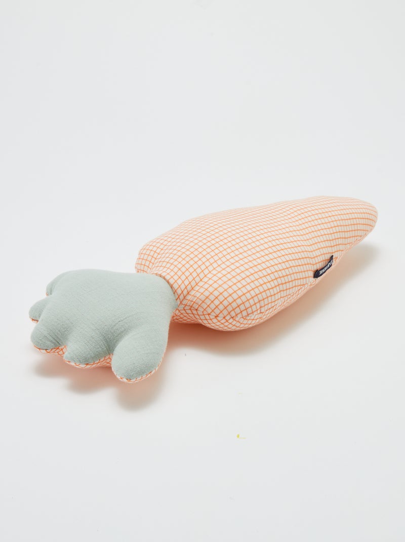 Cojín con forma de frutas y verduras - zanahoria NARANJA - Kiabi