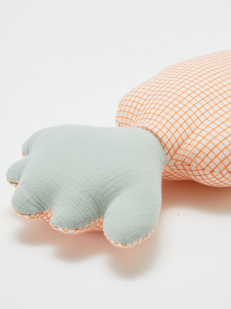 Cojín con forma de frutas y verduras - zanahoria NARANJA - Kiabi