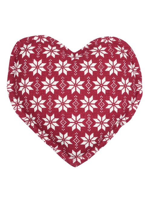 Cojín corazón estilo chalet tradicional - Kiabi