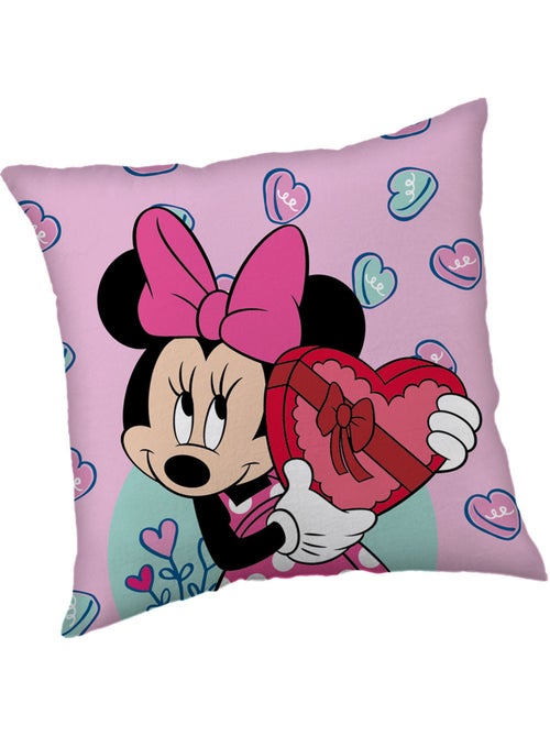 Cojín cuadrado 'minnie' love 40 x 40 cm de poliéster - minnie - Kiabi Cojín cuadrado 'minnie' love 40 x 40 cm de poliéster - minnie - Kiabi