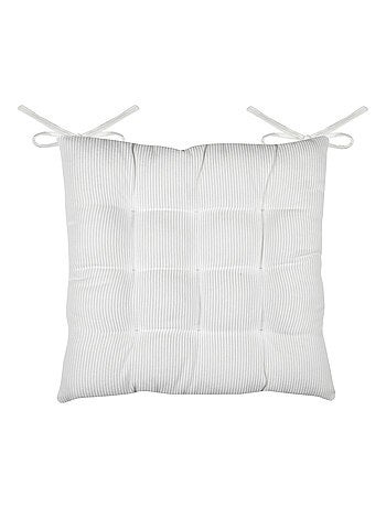 Cojín cuadrado para silla en pana