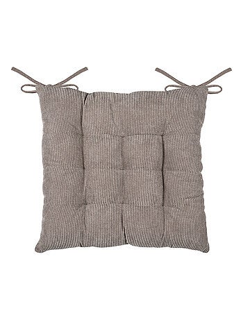 Cojín cuadrado para silla en pana