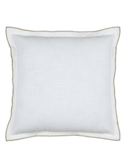 Cojín de algodón con efecto textura - Kiabi Cojín de algodón con efecto textura - Kiabi