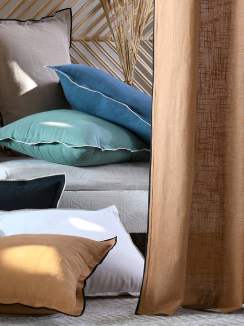 Cojín de algodón con efecto textura - Kiabi Cojín de algodón con efecto textura - Kiabi