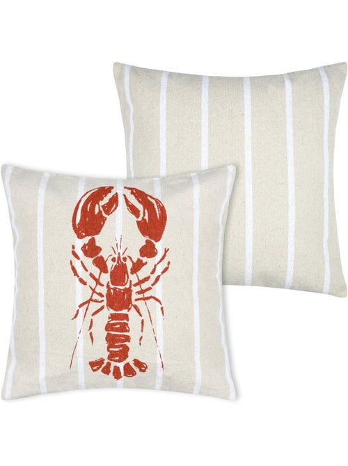 Cojín de algodón con forma de langosta - Kiabi