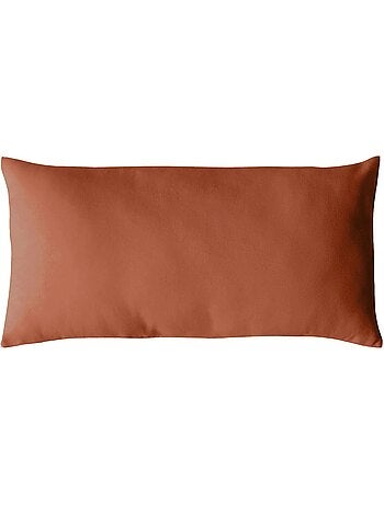 Cojín de algodón liso sin funda extraíble