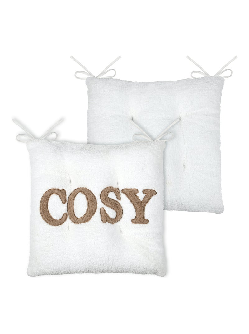 Cojín de asiento ultra suave "Cosy" Crudo - Kiabi