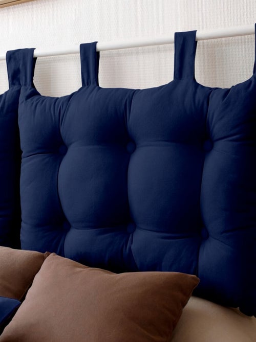 Cojín de cabecera de cama de algodón con patas con botones - Kiabi