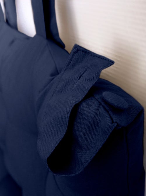 Cojín de cabecera de cama de algodón con patas con botones - Kiabi