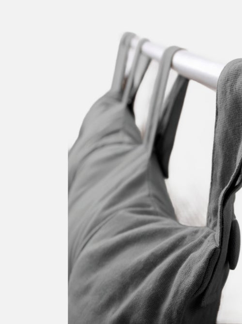 Cojín de cabecera de cama de algodón con patas con botones - Kiabi