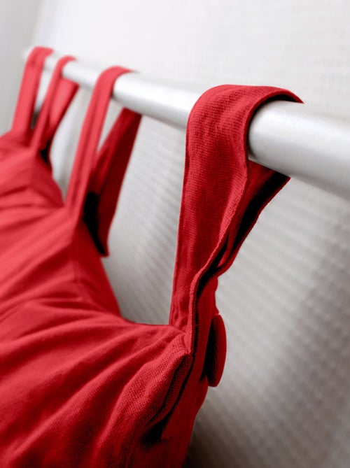 Cojín de cabecera de cama de algodón con patas con botones - Kiabi