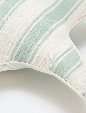 Cojín corazón en gasa de algodón (50 x 45 cm)