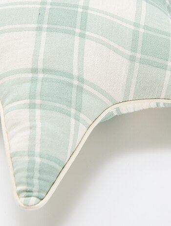 Cojín corazón en gasa de algodón (50 x 45 cm)