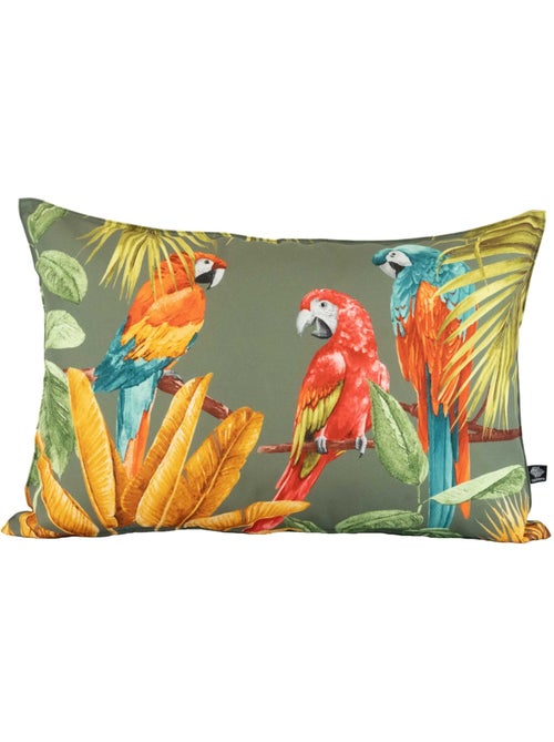 Cojín de exterior con estampado de loros - Kiabi