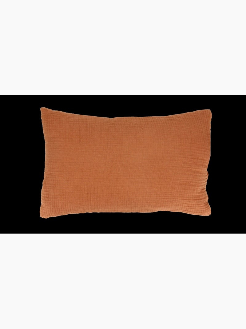 Cojín de gasa de algodón Verde claro - Kiabi