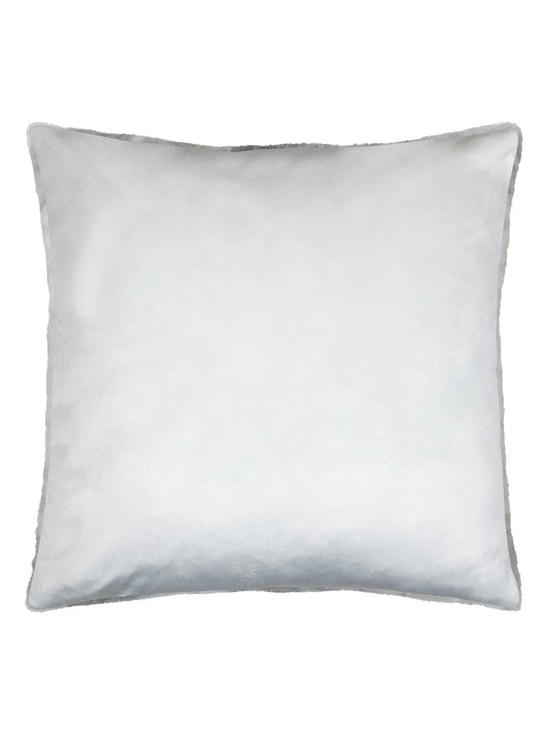 Cojín de imitación de piel de tartán Beige - Kiabi