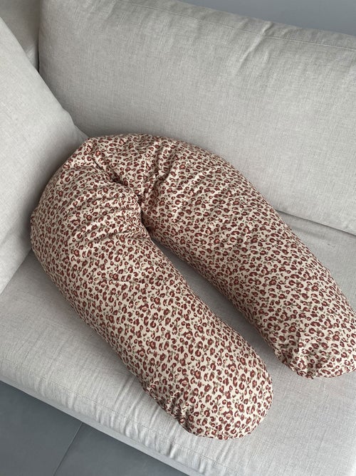 Cojín de lactancia con estampado de leopardo - Kiabi