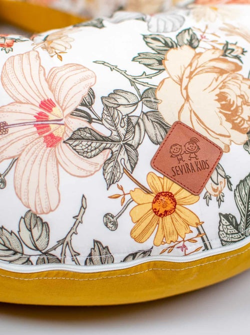 Cojín de lactancia ergonómico + funda, neo vintage - SEVIRA KIDS - Kiabi