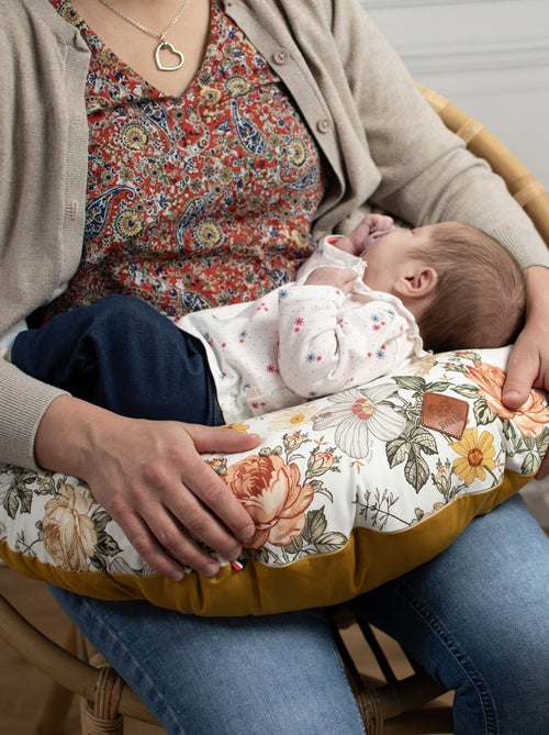 Cojín de lactancia ergonómico + funda, neo vintage | SEVIRA KIDS - Kiabi