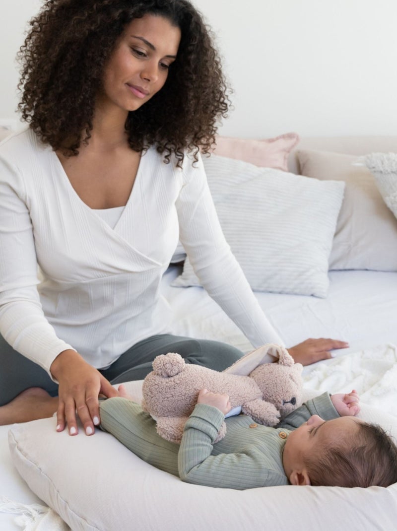 Cojín de lactancia y embarazo Comfy Big Tetra 'Doomoo' Beige - Kiabi