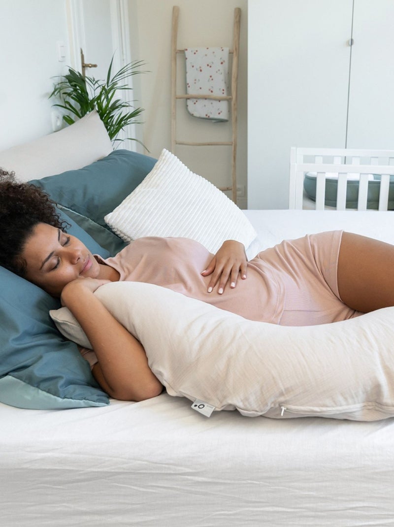 Cojín de lactancia y embarazo Comfy Big Tetra 'Doomoo' Beige - Kiabi