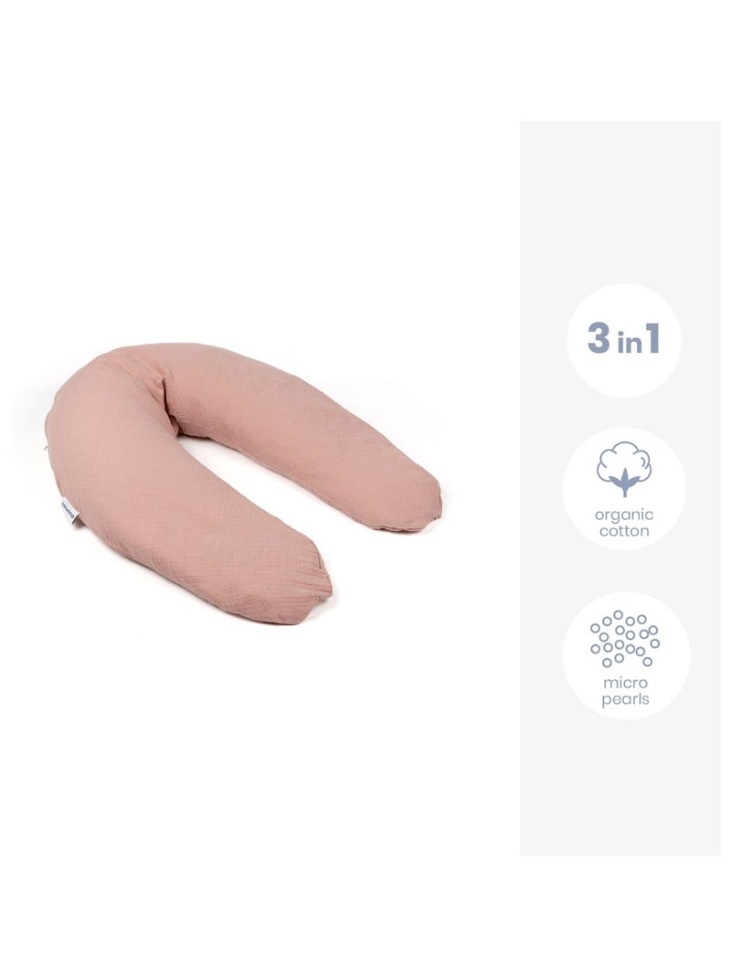 Cojín de lactancia y embarazo Comfy Big Tetra 'Doomoo' Rosa - Kiabi