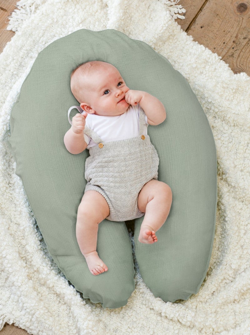 Cojín de lactancia y embarazo comfy big tetra 'doomoo' Verde - Kiabi